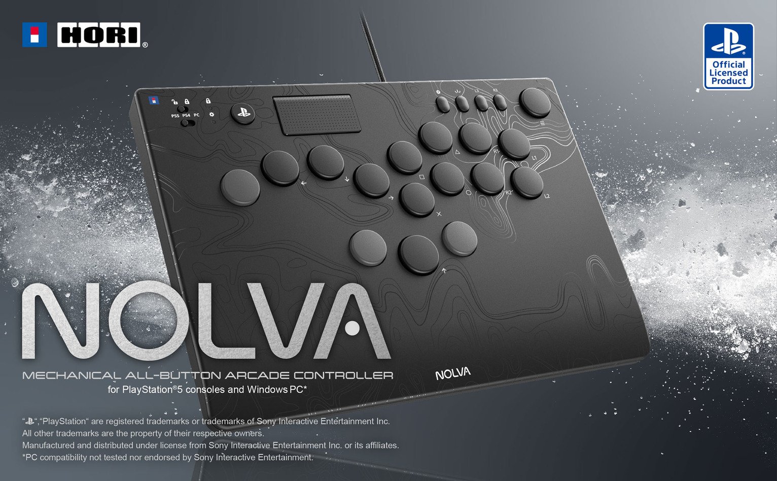 HORI NOLVA アーケードコントローラー PS5対応 Buy HORI NOLVA Mechanical All-Button Arcade Controller For PS5