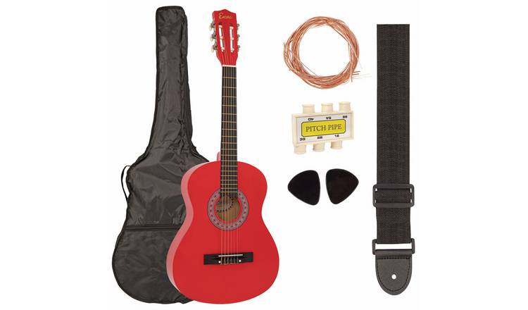 Encore 3/4 Size Classic Guitar Pack - Red