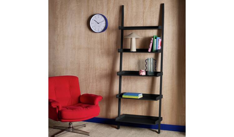 Habitat Jessi 5 Shelves Wide Bookcase - Black