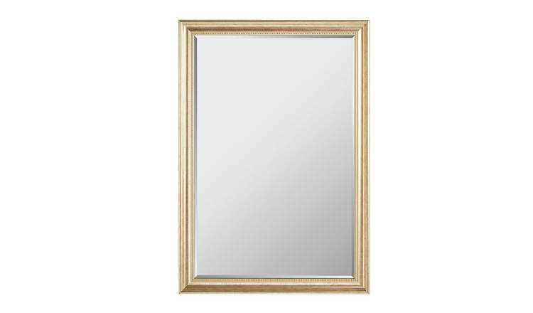 Habitat Gold Wall Mirror - 90x60cm