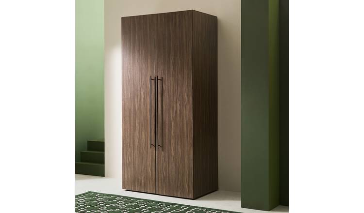 Habitat Atlas 2 Door Wardrobe - Walnut