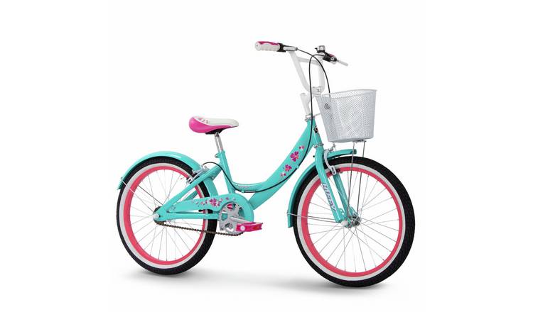 Huffy Girly Girl 20 inch Wheel Size Kids Bike - Aqua Blue