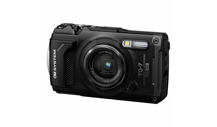 Olympus OM System TG 7 12MP 4X Zoom Camera - Black