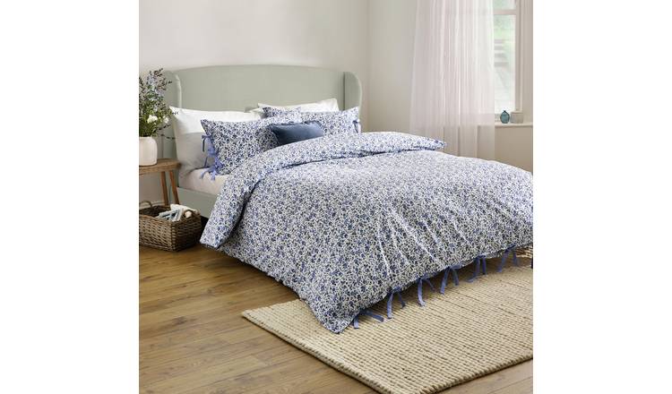Wylder Hannah Blue Bedding Set - Double