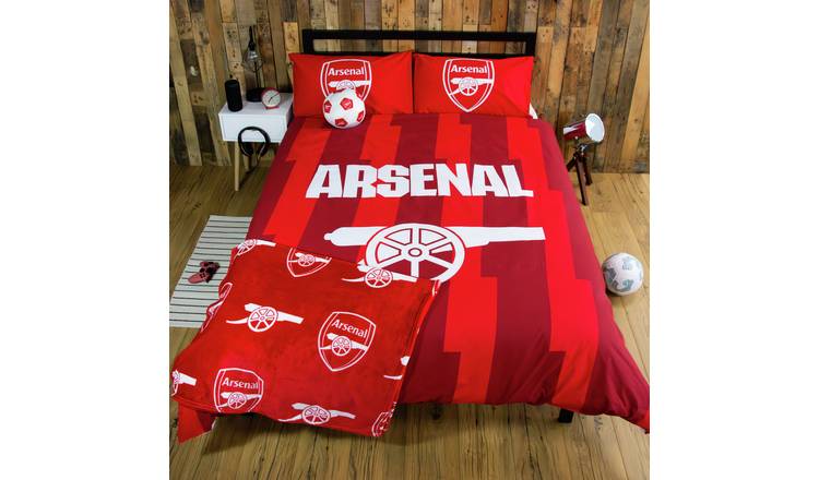 Arsenal FC Football Red Kids Bedding Set - Double