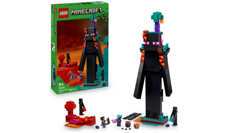 LEGO Minecraft The Enderman Tower Toy with Figures 21279