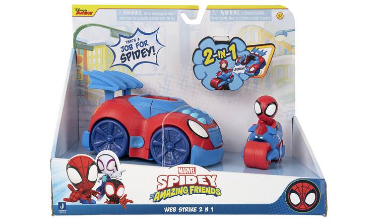 Spidey and His Amazing Friends Web Strike 2-in-1 Vehicle