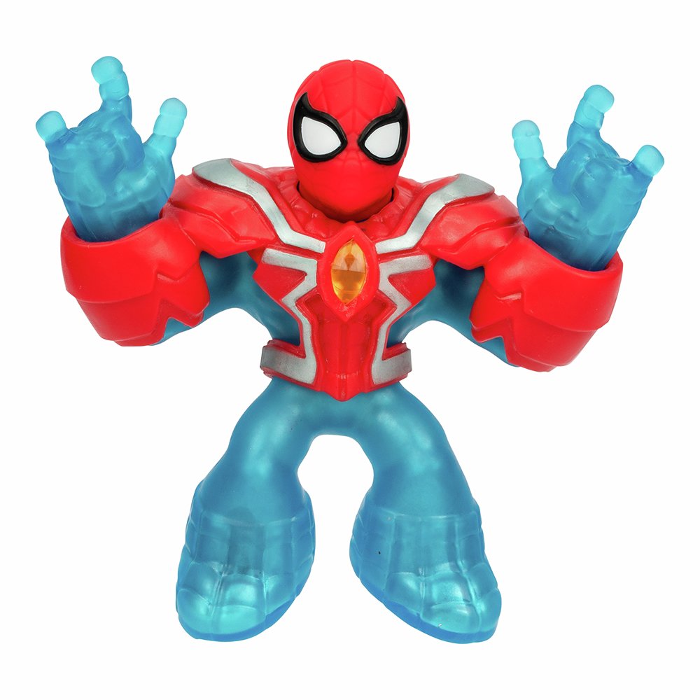 “Heroes of Goo Jit Zu 4.5″” Infinity Armor Spider-Man Figure”