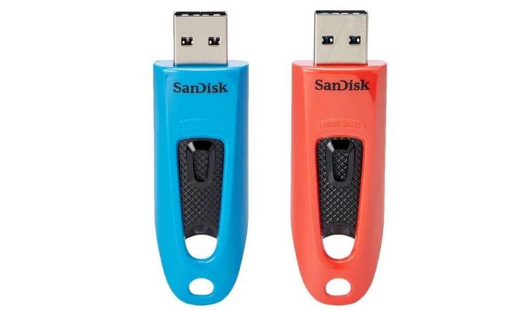 SanDisk Ultra 130MBs USB 3.0 Twin Flash Drive - 64GB