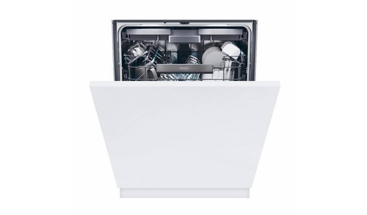Haier XS 4B4S3FSB 80 Integrated Dishwasher - White