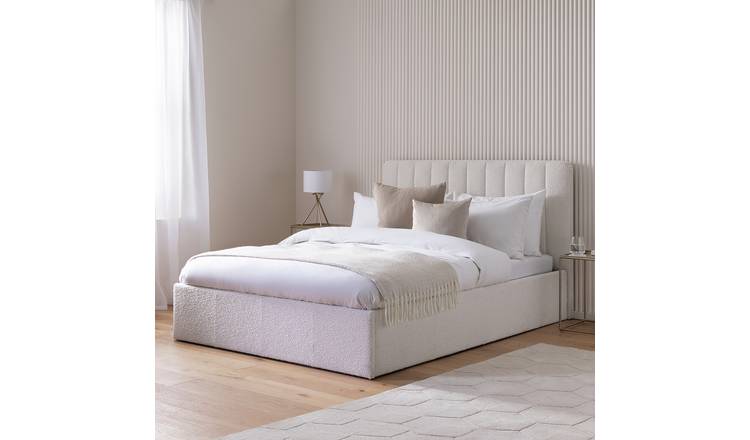 Argos Home Pandora Small Double End Lift Ottoman Bed - White