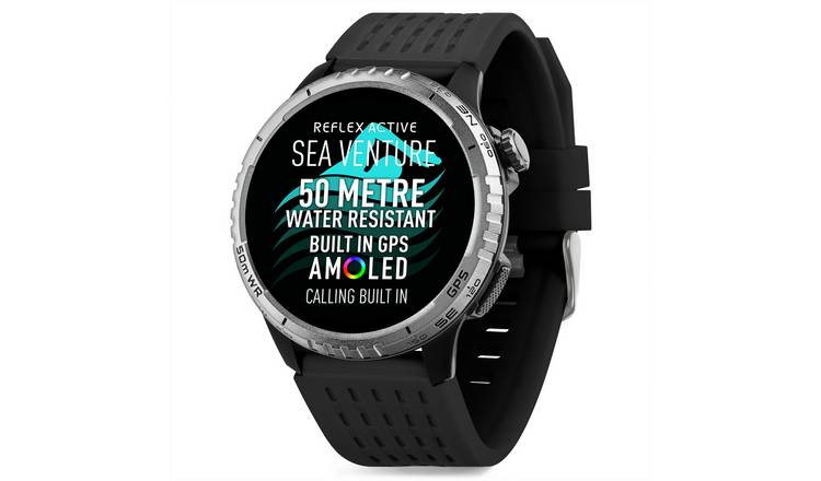 Reflex Active SeaVenture AMOLED GPS Silicon Smart Watch