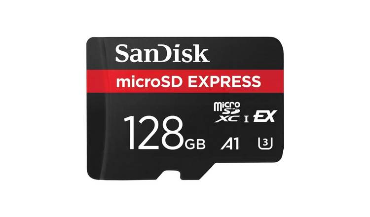 SanDisk microSD Express 880MBs MicroSD Memory Card - 128GB