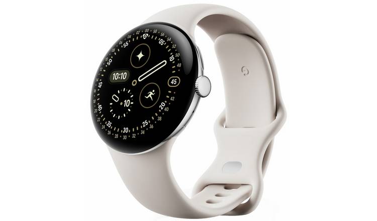 Google Pixel Watch 4 45mm Wi-Fi Smart Watch - Porcelain