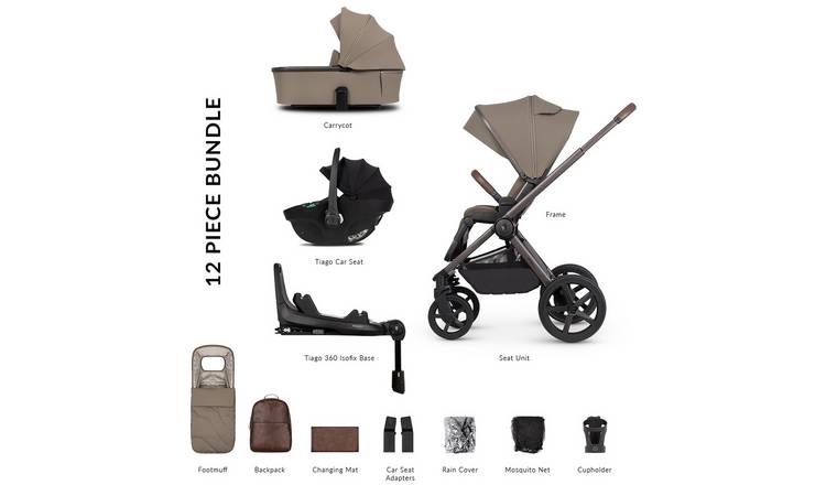 Venicci Upline 2 3-in-1 Travel System - Powder