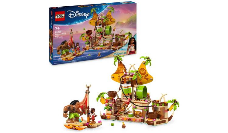 LEGO Disney Moana 2 Kakamora Barge Building Toy Set 43258