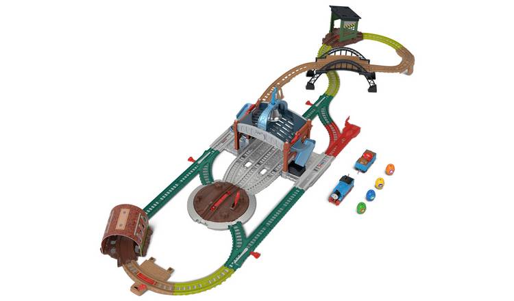 Load & Launch Barrel Delivery Motorised Toy Train Set