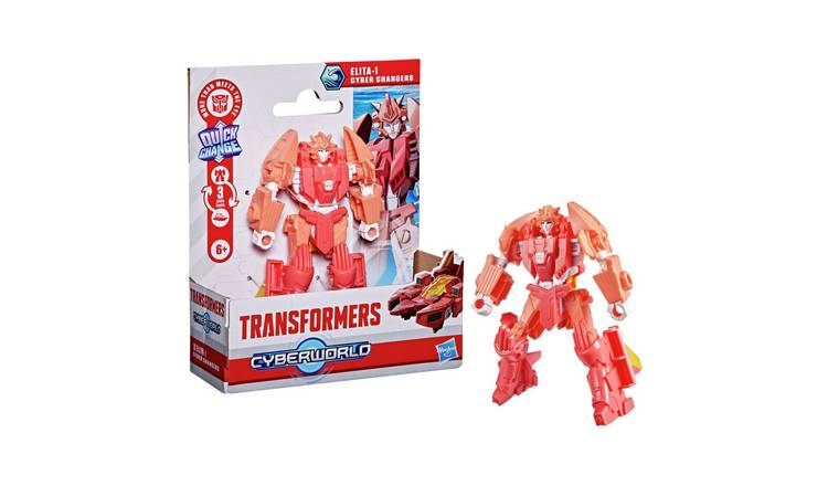 Transformers Cyberworld Elita 1 Cyber Changers Action Figure