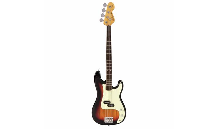 Vintage V40 Coaster Series Bass Guitar - 3 Tone Sunburst