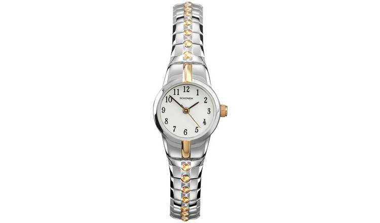 Sekonda Ladies White Dial Stainless Steel Bracelet Watch