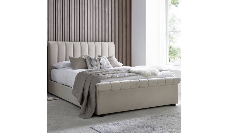 Time4Sleep Ascot Double Side Lift Ottoman Bed - Beige