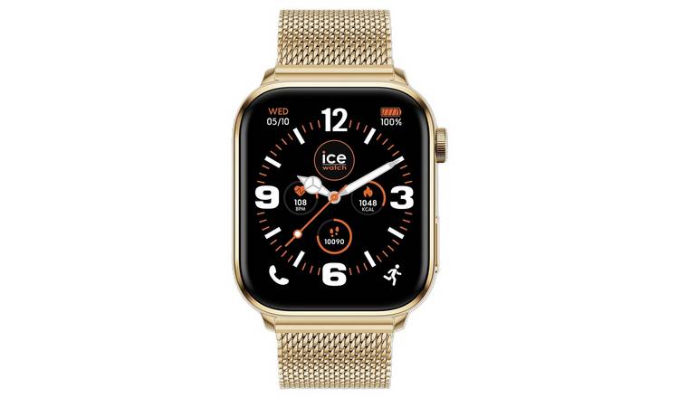 ICE-Watch Gold Mesh Strap Smart Watch