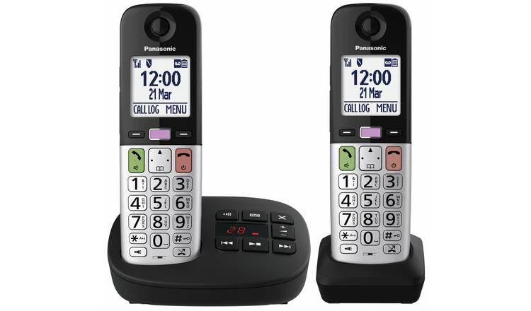 Panasonic KX-TGU4 Cordless Phone with Answer Machine - Twin