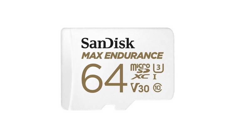 SanDisk Max Endurance 100MBs MicroSD Memory Card - 64GB