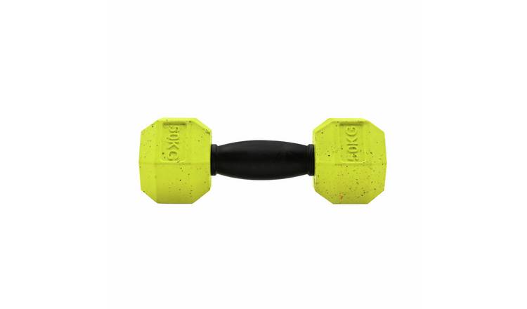 Nike Max Fusion Dumbbell Large Dog Toy - Yellow