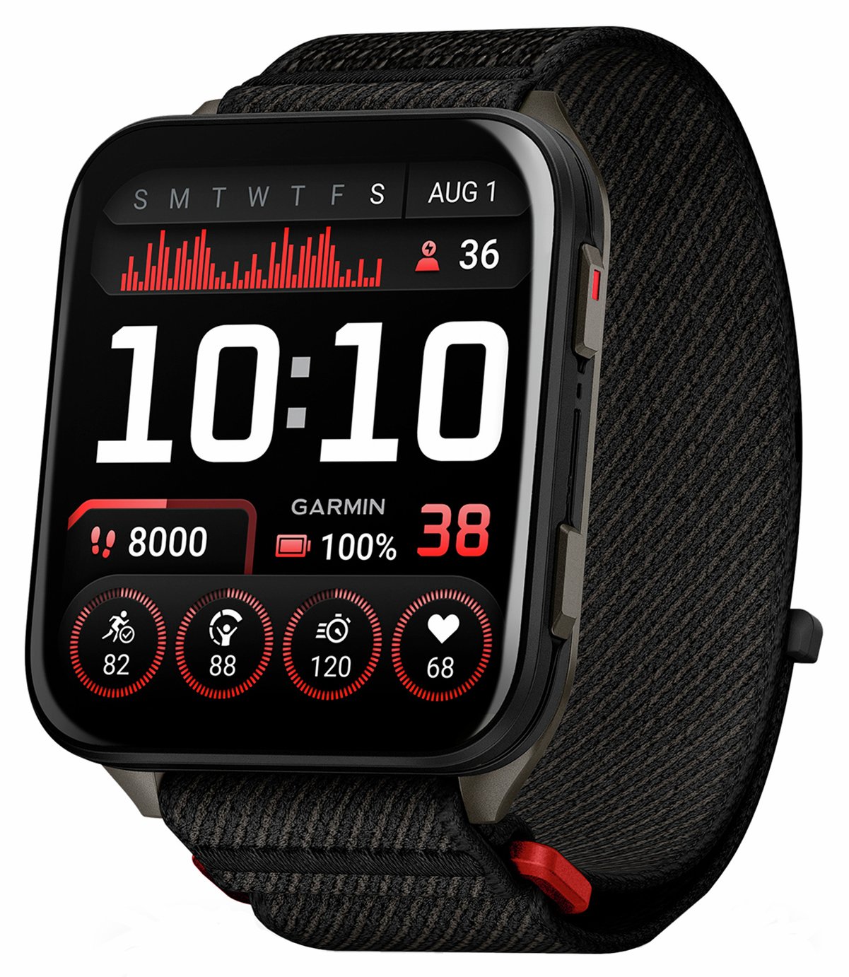 Garmin Venu X1 GPS Fitness Smart Watch - Slate & Black