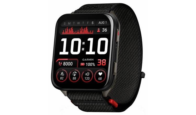 Garmin Venu X1 GPS Fitness Smart Watch - Titanium & Black