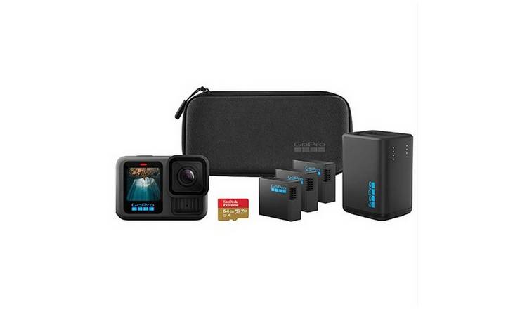 Go Pro Hero13 Extendend Power Bundle - Black