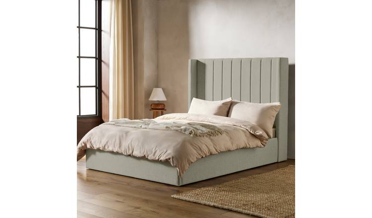 Habitat Halstead Small Double End Lift Ottoman Bed - Cream