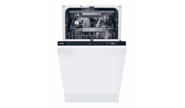 Haier XI1C3TB2FB 80 Integrated Slimline Dishwasher – White
