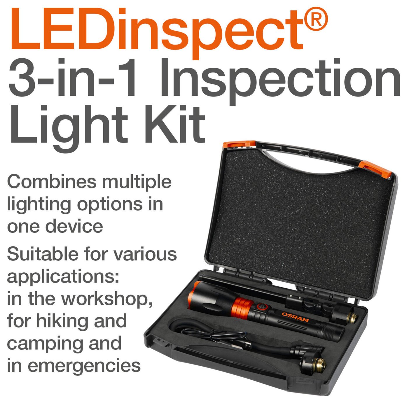 Buy Osram LEDIL417 3 in 1 Inspection Light Kit | Torches | Argos