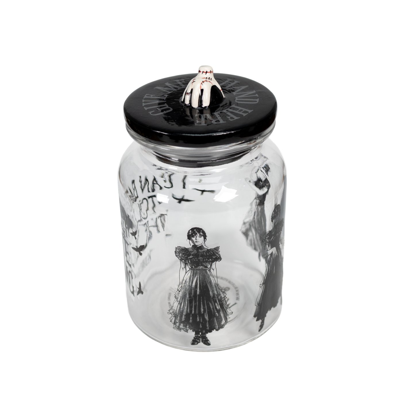 Wednesday Treat Glass Jar