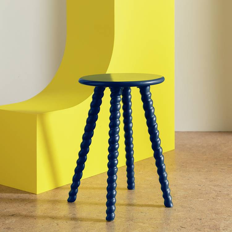 Habitat Rona Side Table - Blue 0