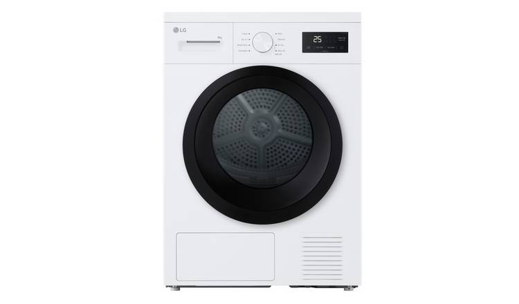 LG RHA1008NWK5B 8KG Heat Pump Tumble Dryer - White