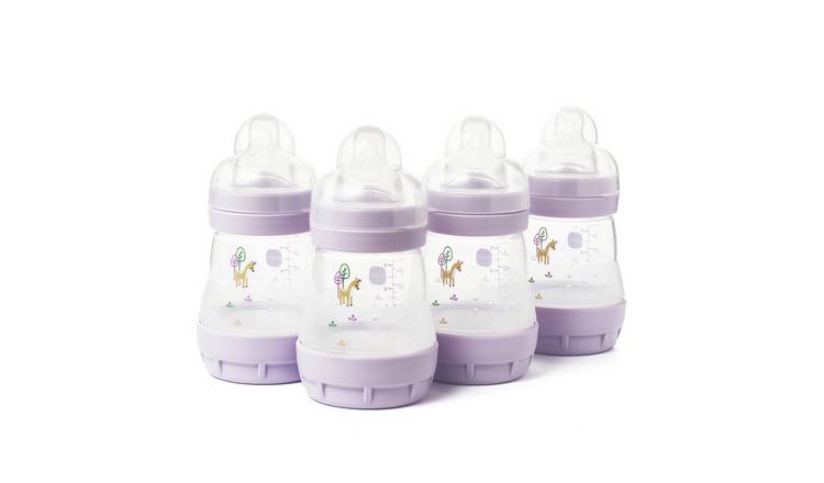 MAM Easy Start Anti-Colic 160ML Baby Bottles 4 Pack Lilac