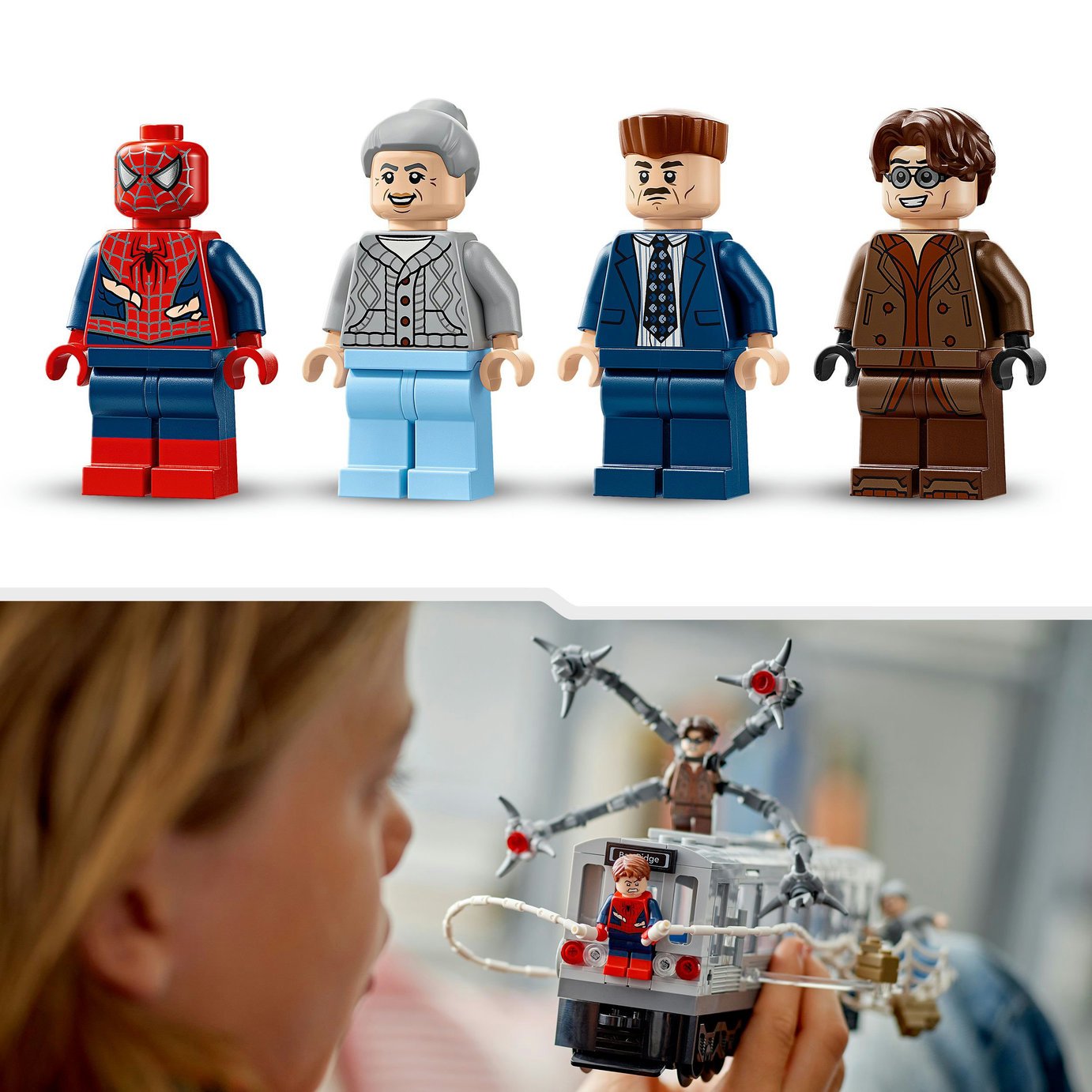 Buy LEGO Marvel Spider-Man vs. Doc Ock Subway Train Scene 76321