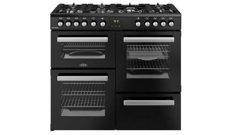 Belling 444411799 100cm Dual Fuel Range Cooker - Black