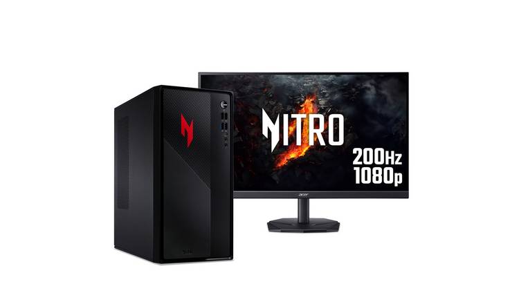 Acer KG241YX1 i5 16GB 512GB Desktop PC 24in Monitor Bundle