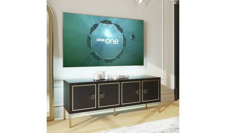 Frank Olsen Mia 4 Door TV Cabinet - Black