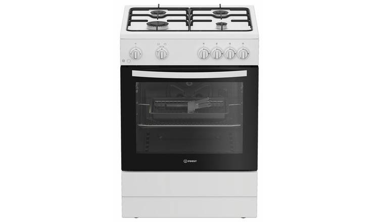 Indesit I6GGMMW/UK 60cm Single Oven Gas Cooker - White