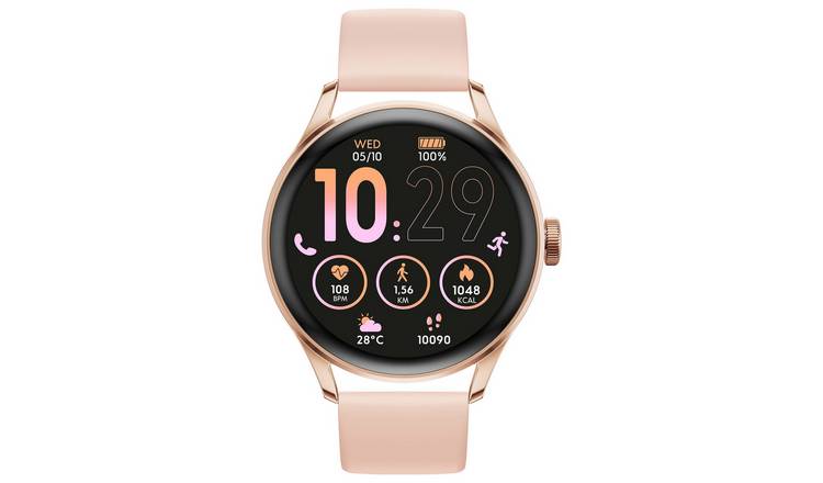 ICE-Watch Rose Gold Nude Silicone Strap Smart Watch
