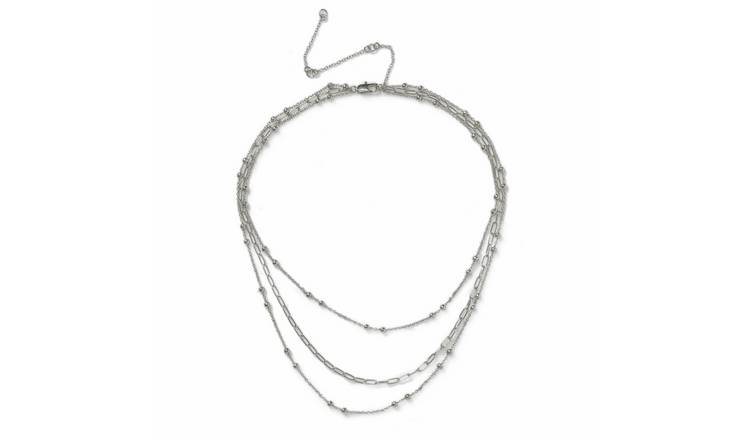 Liars & Lovers Silver Plated Multilayer Pendant Necklace