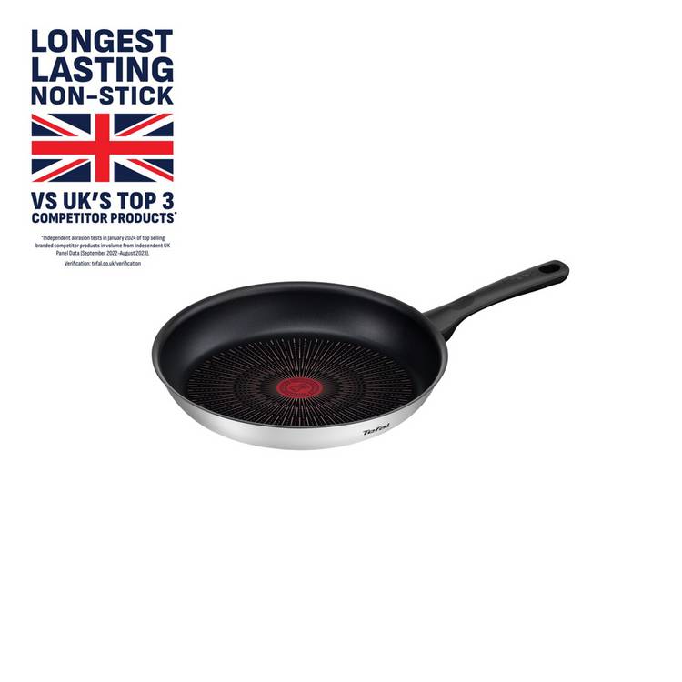 Tefal 24cm Titanium Edition Stainless Steel Frying Pan 0