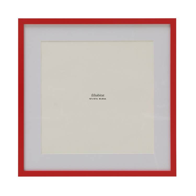 Habitat Red Square Picture Frame - 16x16" 0