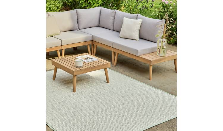 Argos Home Chevron Sage Outdoor Rug – 120 Ã— 180 cm