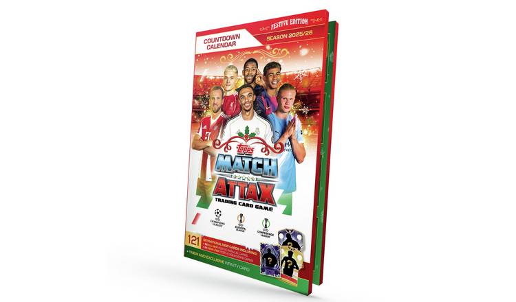 Match Attax UCC 2025/2026 Countdown Trading Card Calendar